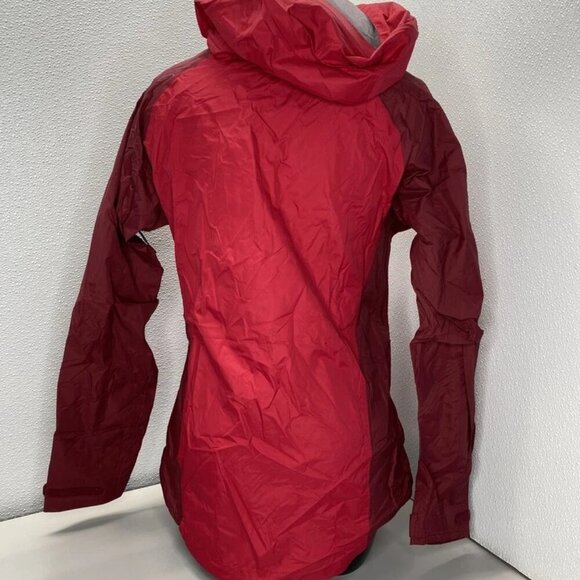 NEW MOUNTAIN GEAR Womens Jacket Capsicum/Tibetan Red Size S Zeno Hooded Full Zip - Picture 6 of 12